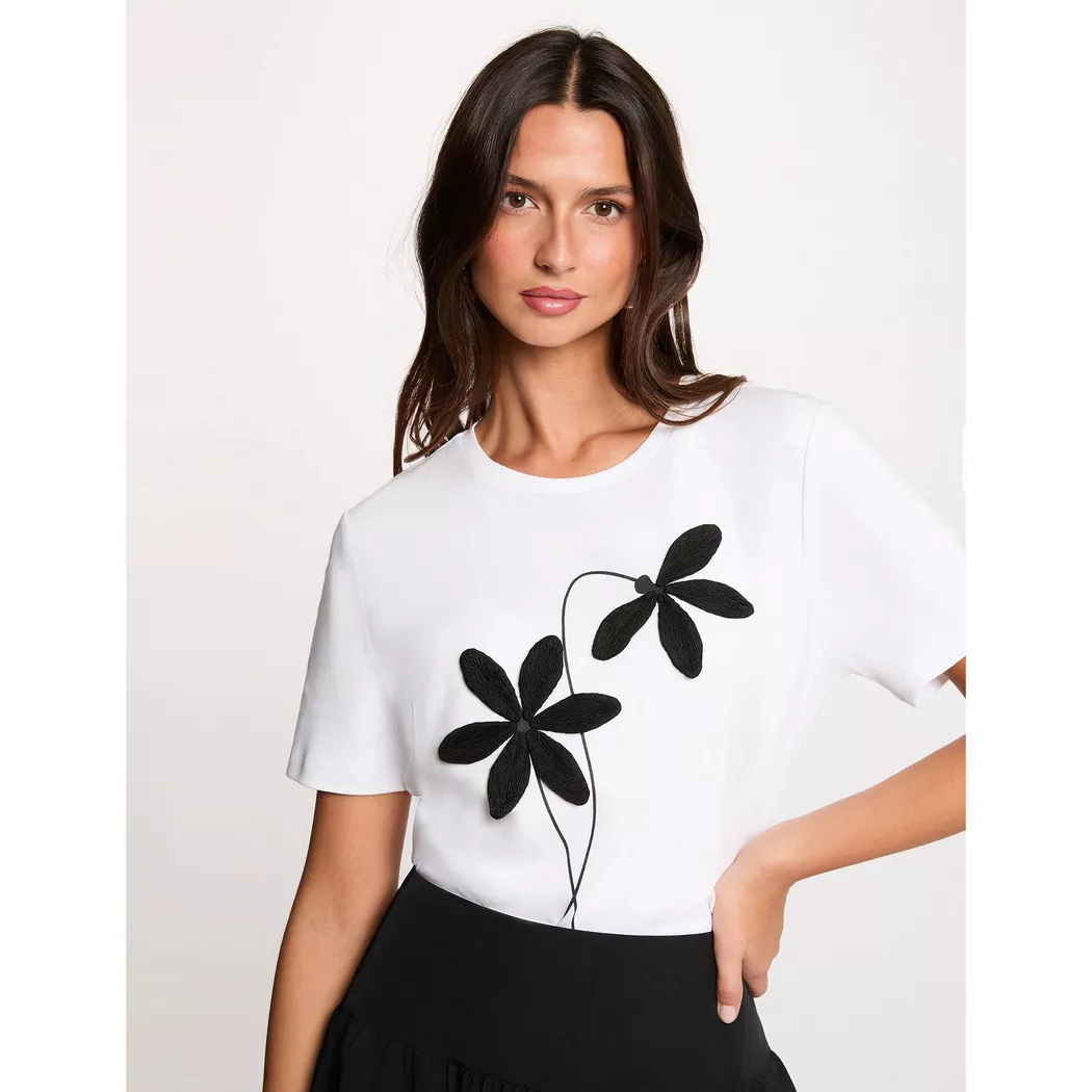 Morgan - T-Shirt, für Damen, Leinen, Größe M 2