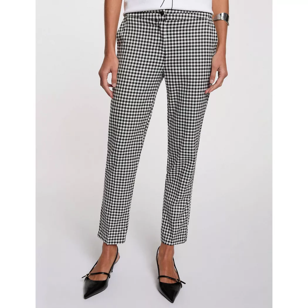 Morgan - Hose, für Damen, Schwarz/Weiss, Größe 38