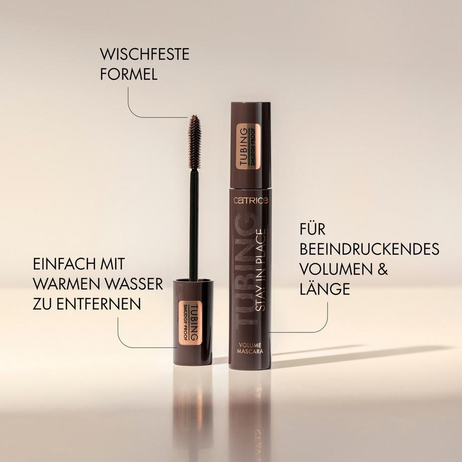CATRICE  TUBING Stay In Place Volume Mascara Brown 