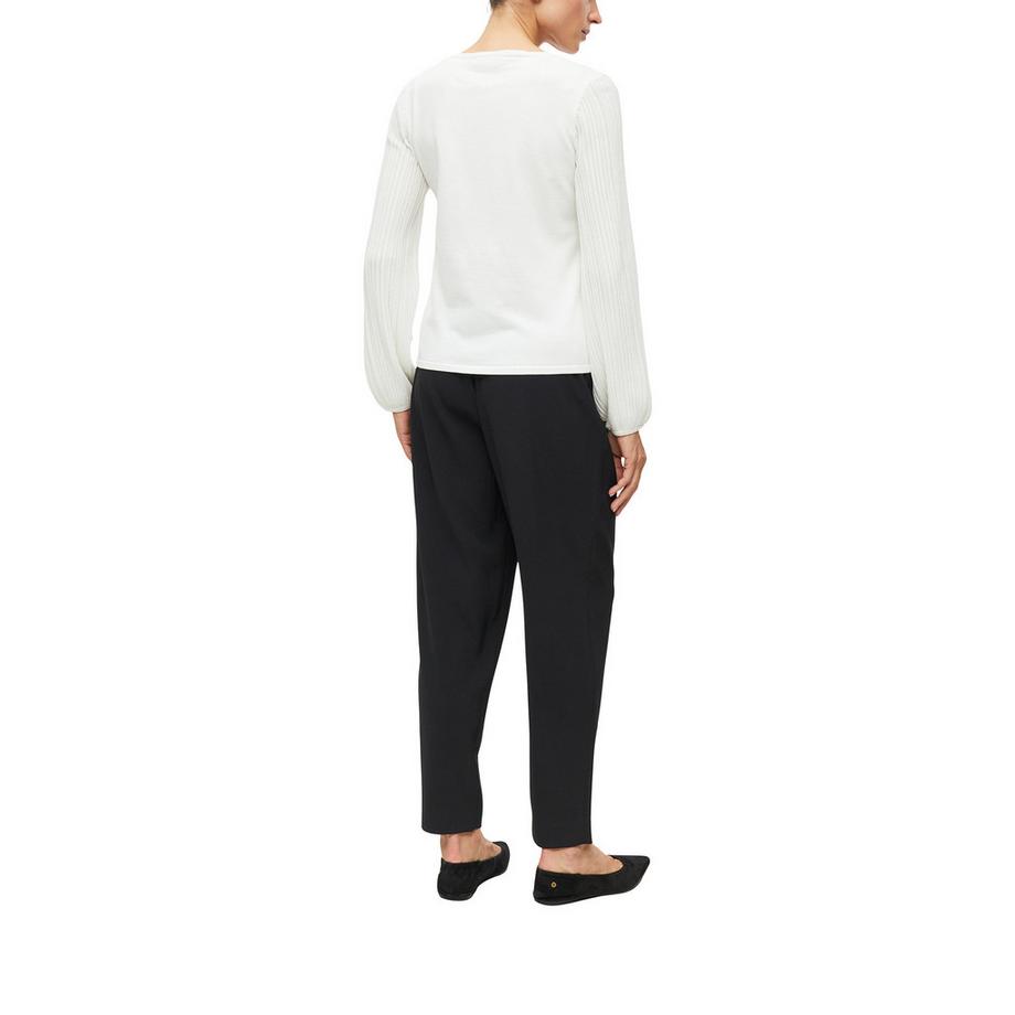 S. Oliver Black Label Gerippter Strickpullover  