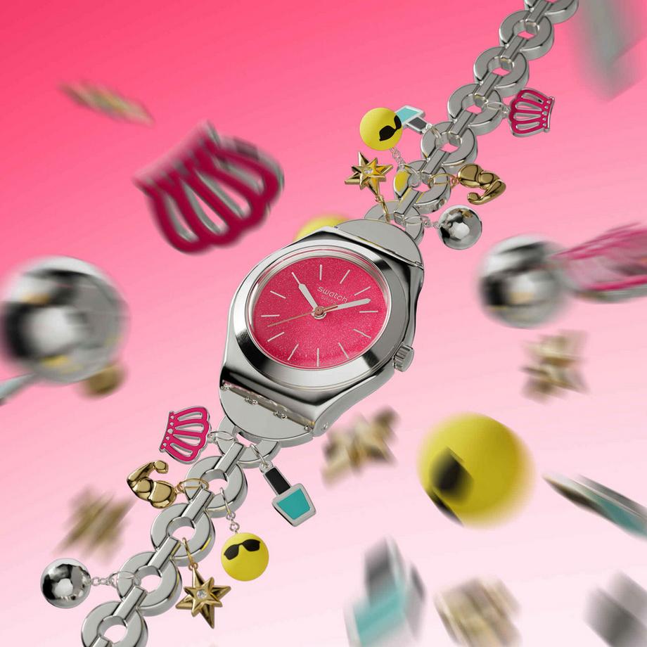 swatch THE CHARM OF MOM Horloge analogique 