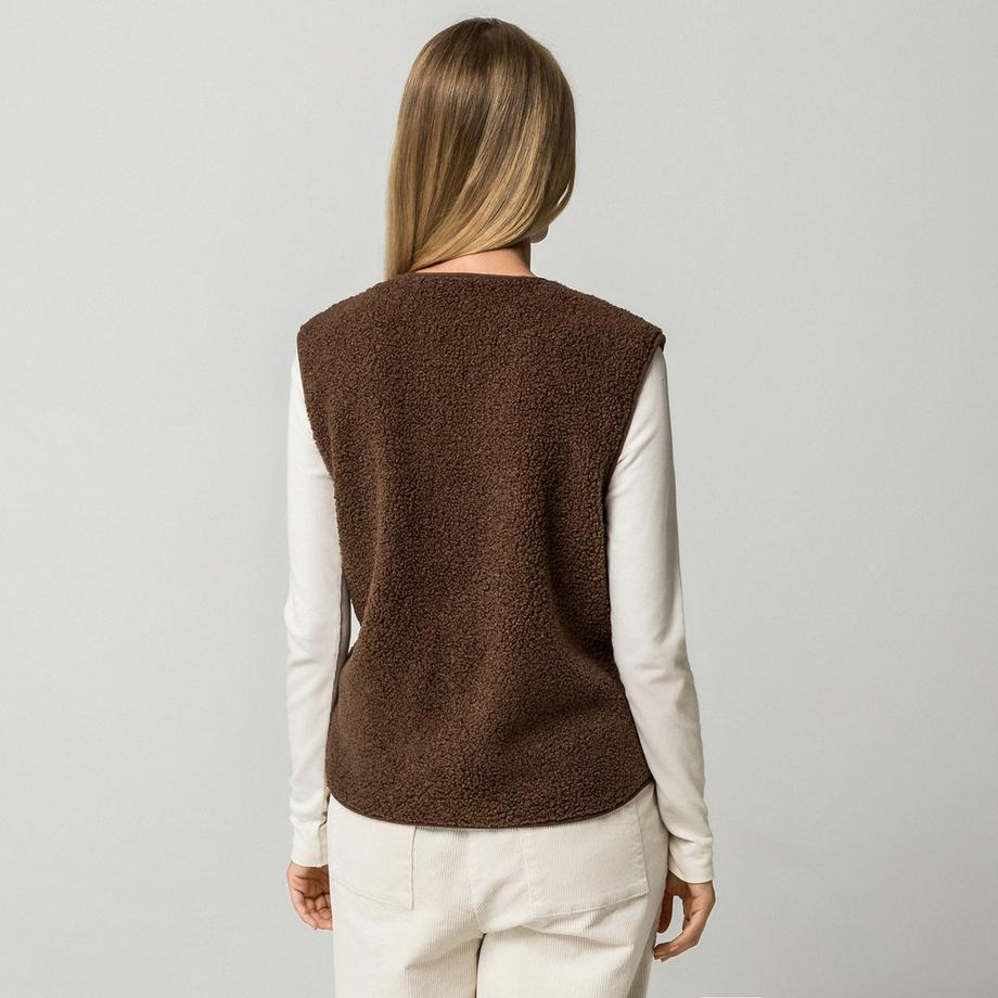 Manor Woman Ärmelloses Gilet mit Knopfverschluss  