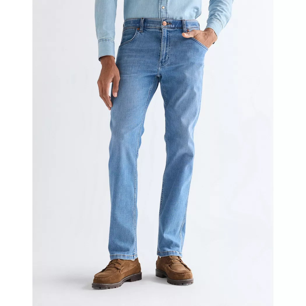 Wrangler - Jeans, Regular Fit, für Herren, Bleached Blau, Größe W32/L30