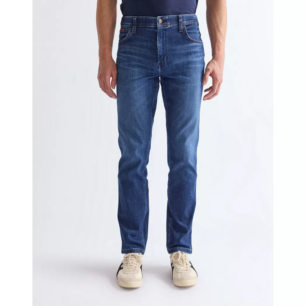 Wrangler Jean 112378854 Texas Slim Fit Blue Jam 38 Homme