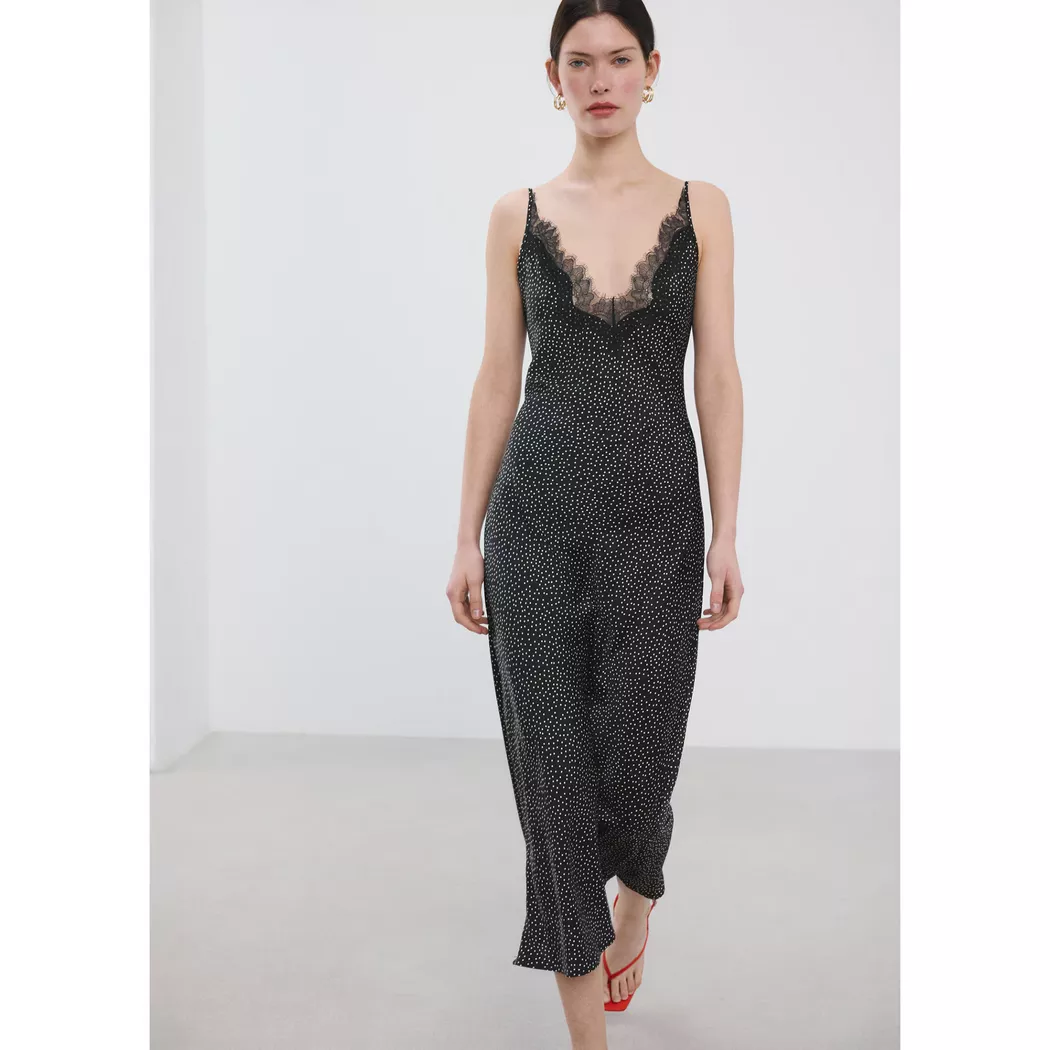 Mango - Kleid, für Damen, Black, Größe S 2
