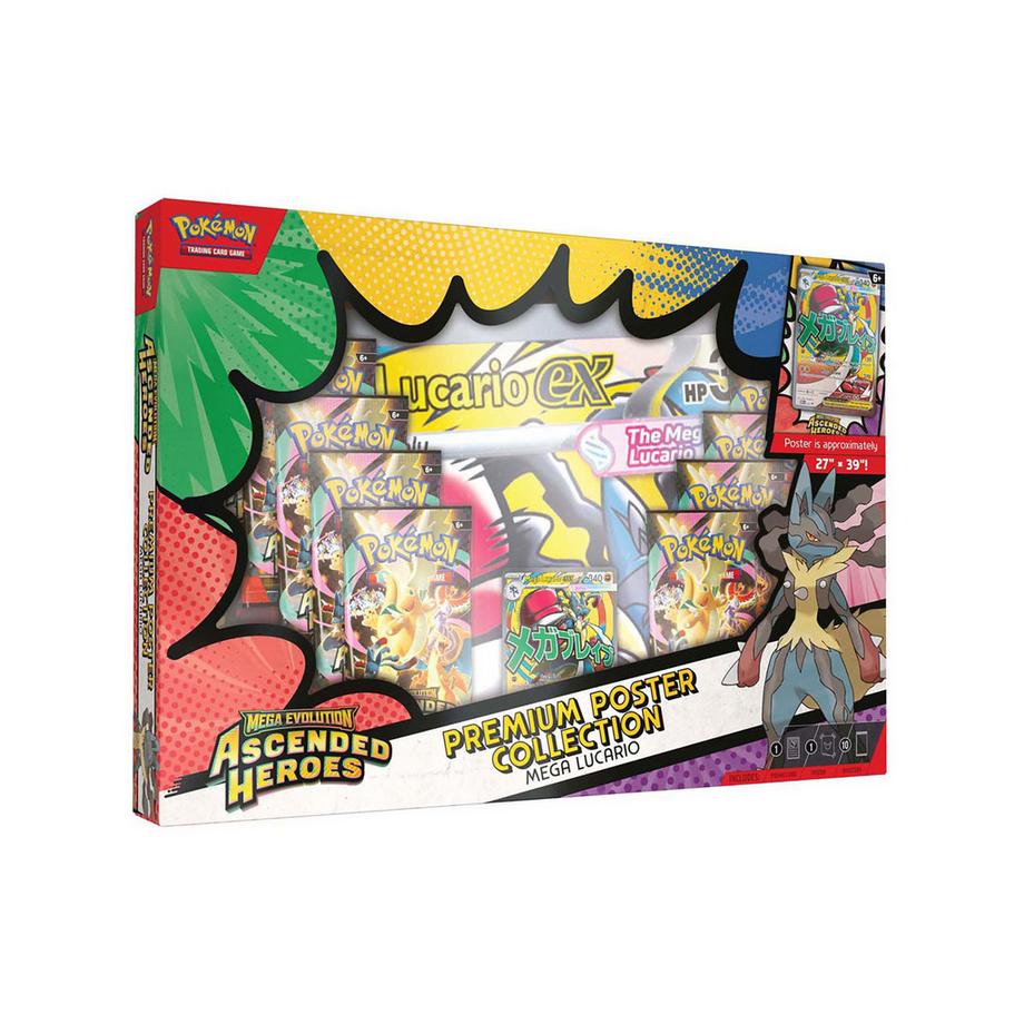 Pokémon  Ascended Heroes Premium Poster Collection Trading cards, inglese, modelli assortiti 
