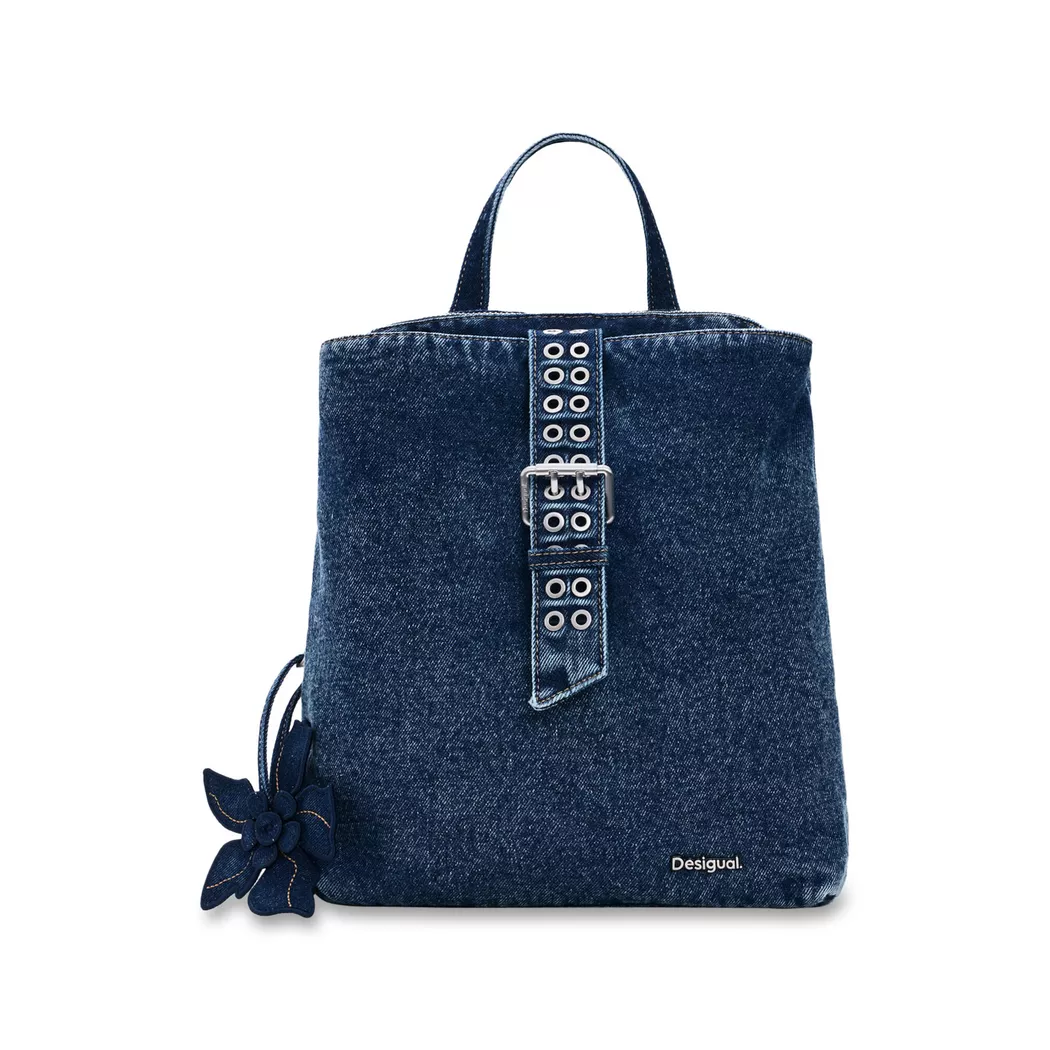 Desigual Denim Backpack Blue 3