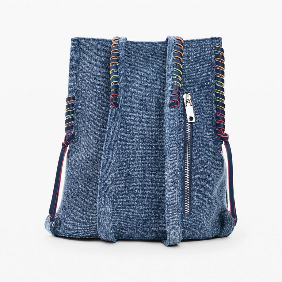 Desigual Denim Rucksack mit herzförmigem Münzbeutel  