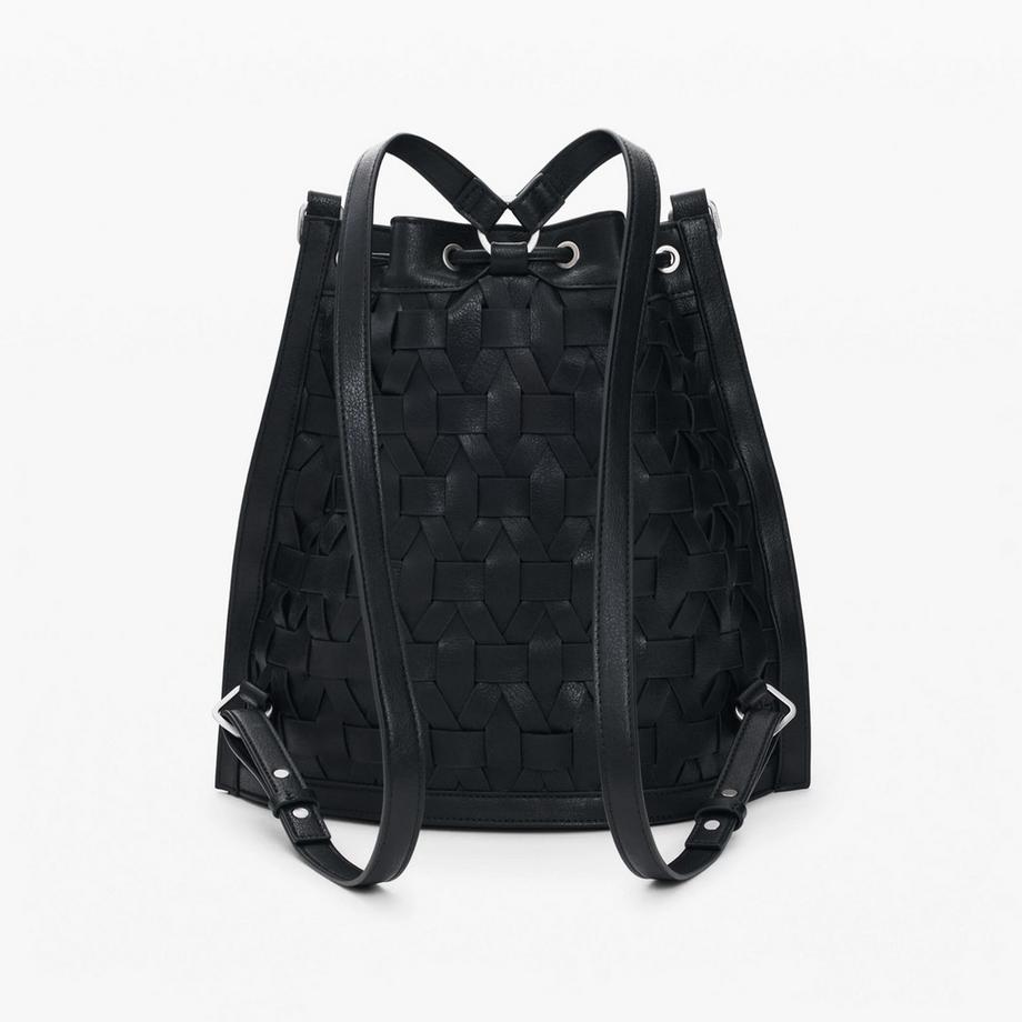 Desigual Sac à dos au design tissé  