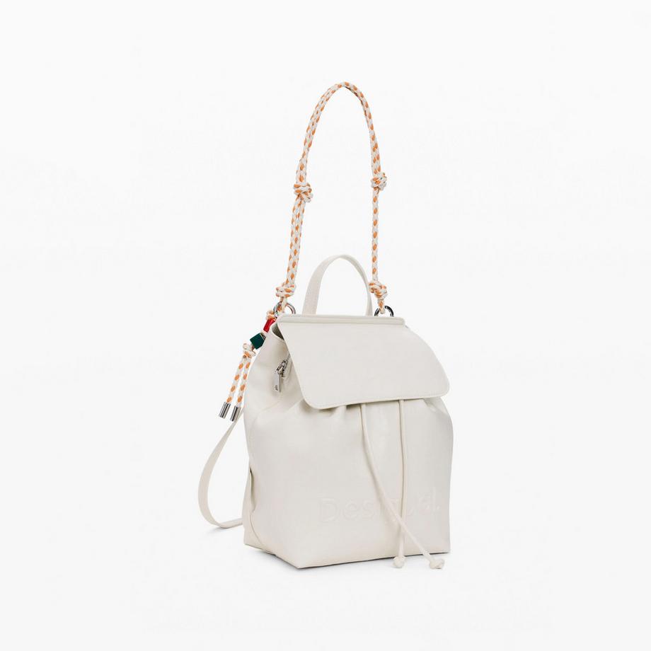 Desigual Sac à dos avec cordon de serrage tressé  