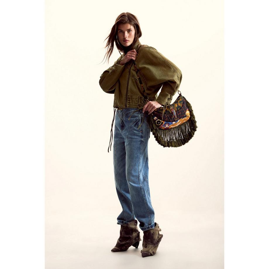 Desigual Sac à Bandoulière avec Franges  