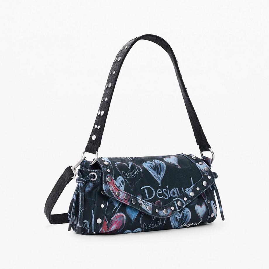 Desigual Sac à Bandoulière Imprimé Cœur  
