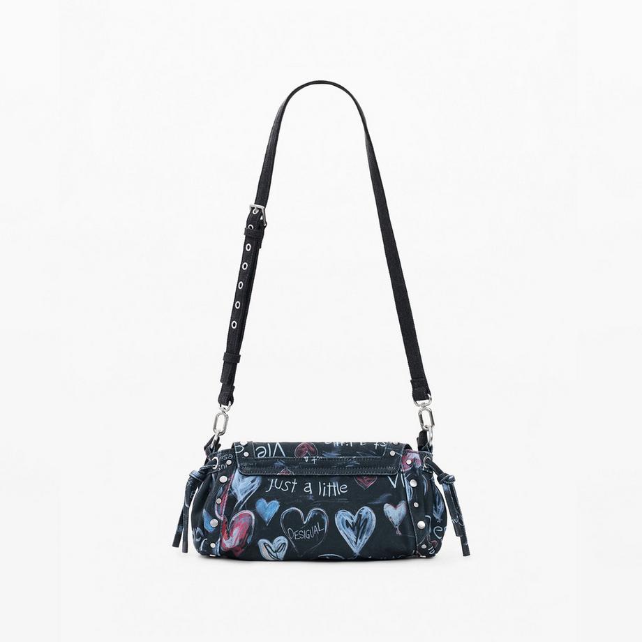 Desigual Sac à Bandoulière Imprimé Cœur  