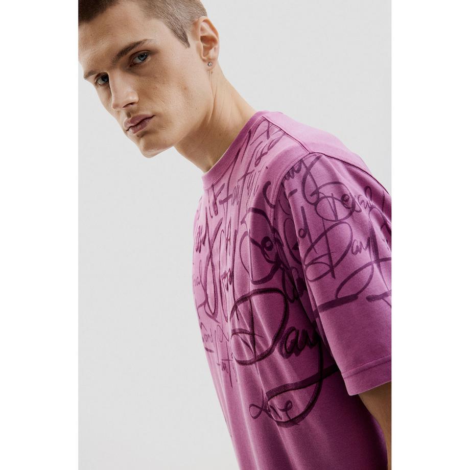 Desigual T-shirt stampata a maniche corte  