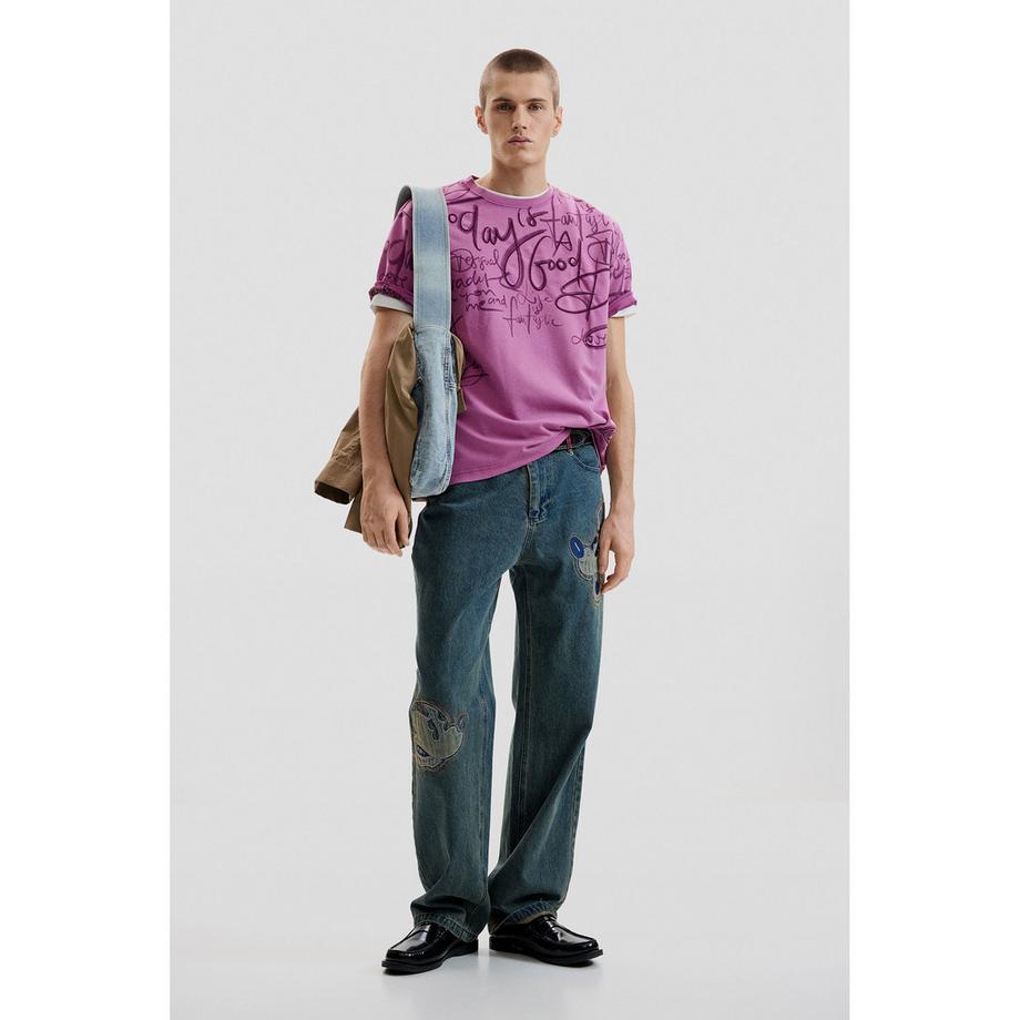 Desigual T-shirt stampata a maniche corte  