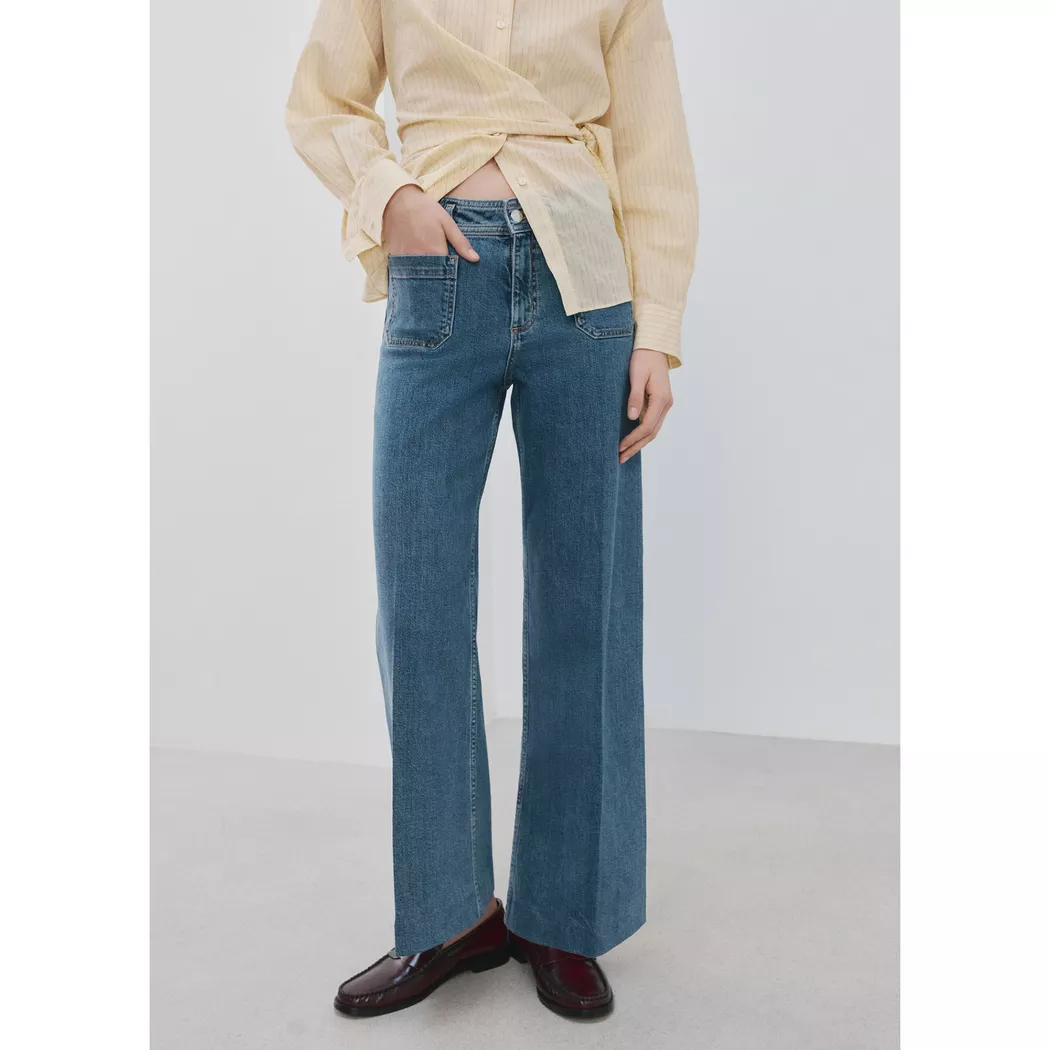 Mango - Jeans, für Damen, Blau Größe 42