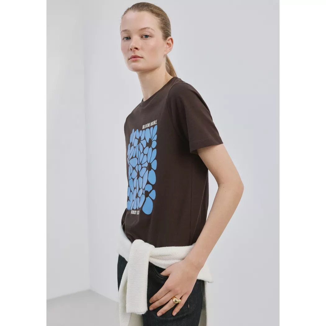 Mango - T-Shirt, für Damen, Light Beige, Größe XL 3