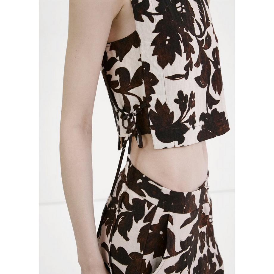 MANGO KARINA Chemisier sans manches à motif floral  