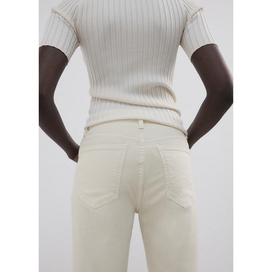 MANGO SIENNA Cropped Straight Leg Jeans  