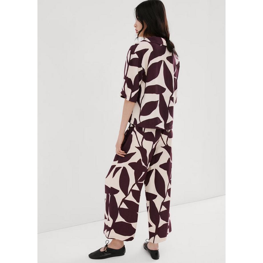 MANGO PLUMAS Pantalon 