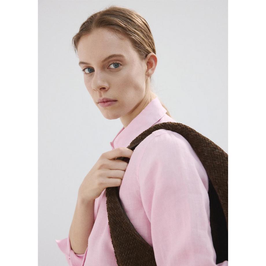 MANGO SAMARA Chemisier Manches Longues  