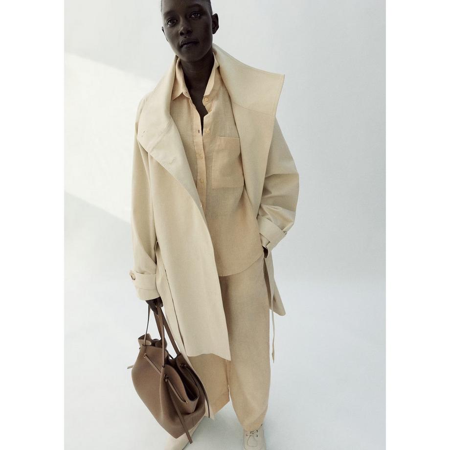 MANGO LINO Camicetta a maniche lunghe  