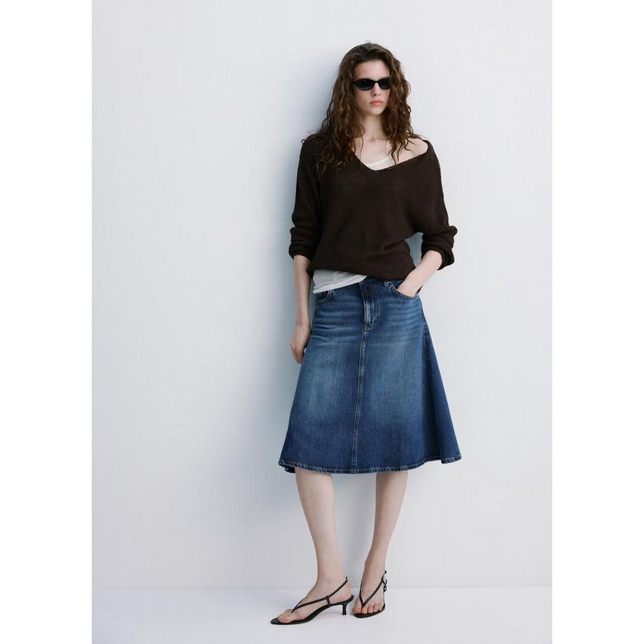 MANGO JAZMIN V-Ausschnitt Pullover  