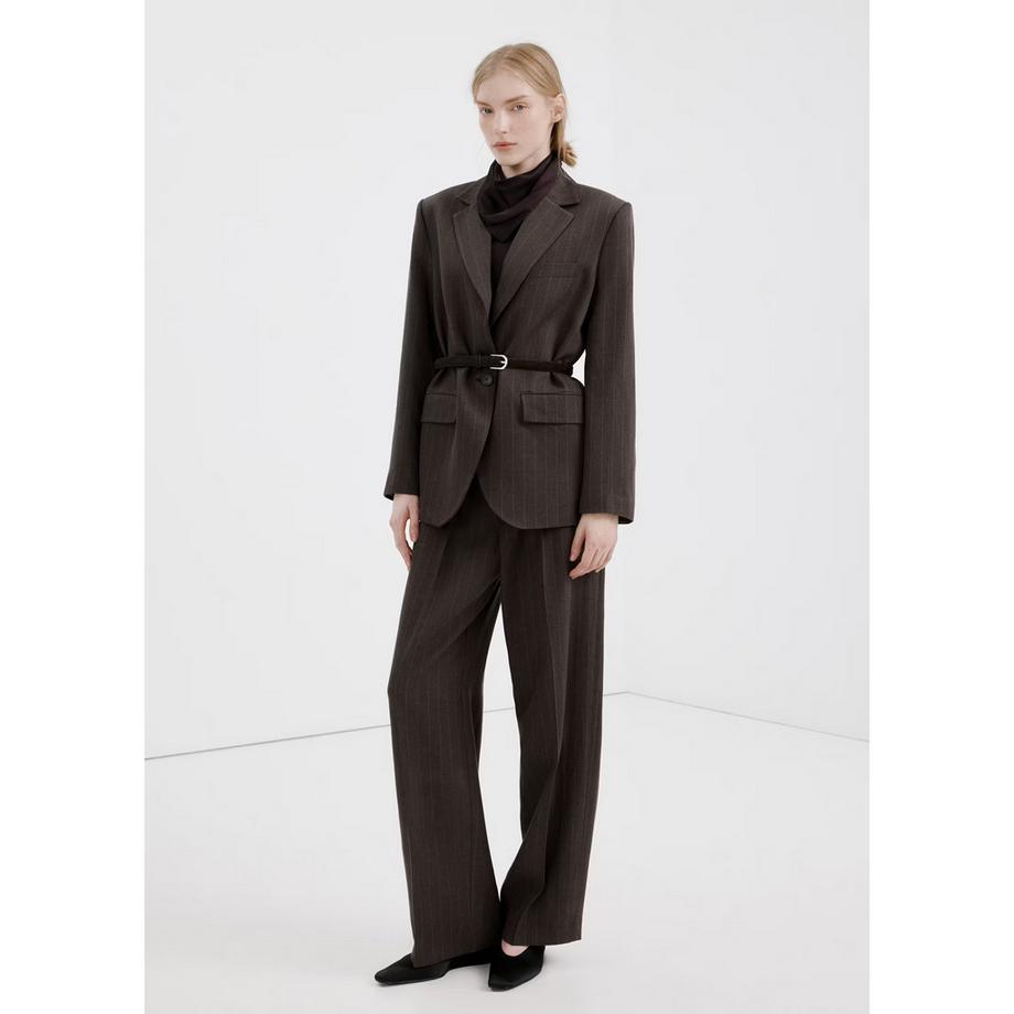 MANGO VBBALI Pantalon à fines rayures  