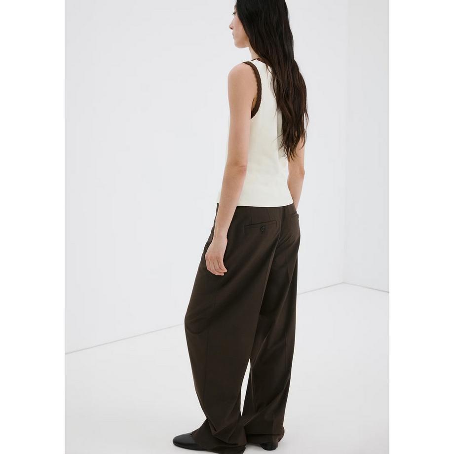 MANGO LOTA Débardeur à Bord Festonné  