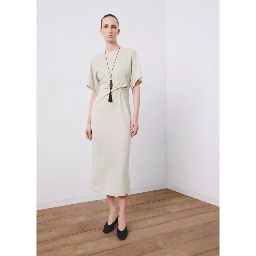 Mango - Kleid, für Damen, Taupe, Größe M