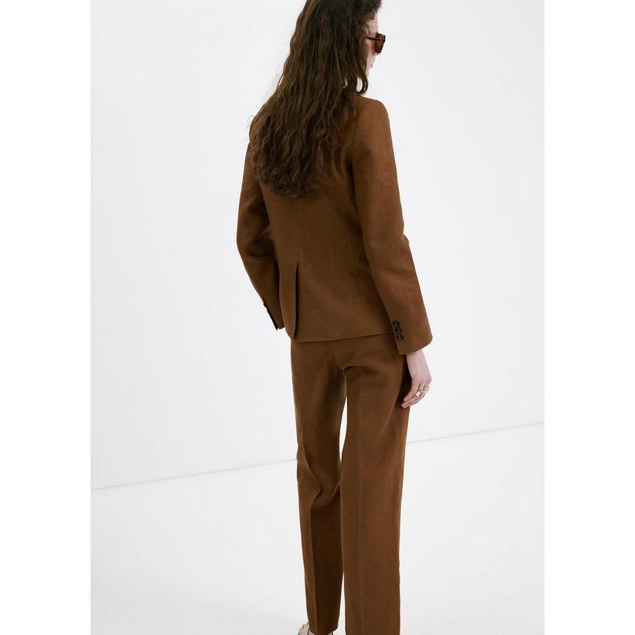 MANGO BORELI Leinen Blazer  