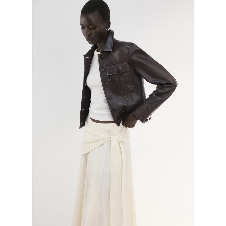 MANGO MILOS Gonna lunga con dettaglio a nodo  