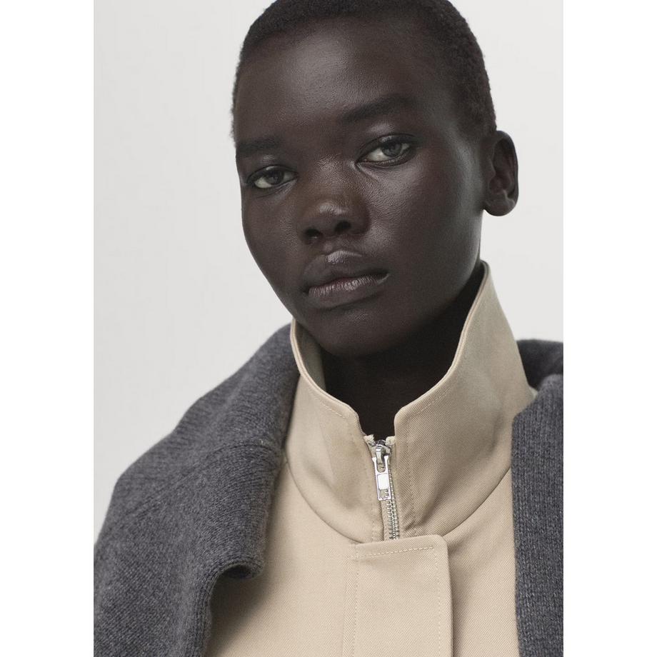 MANGO CAPRI Giacca a collo alto  