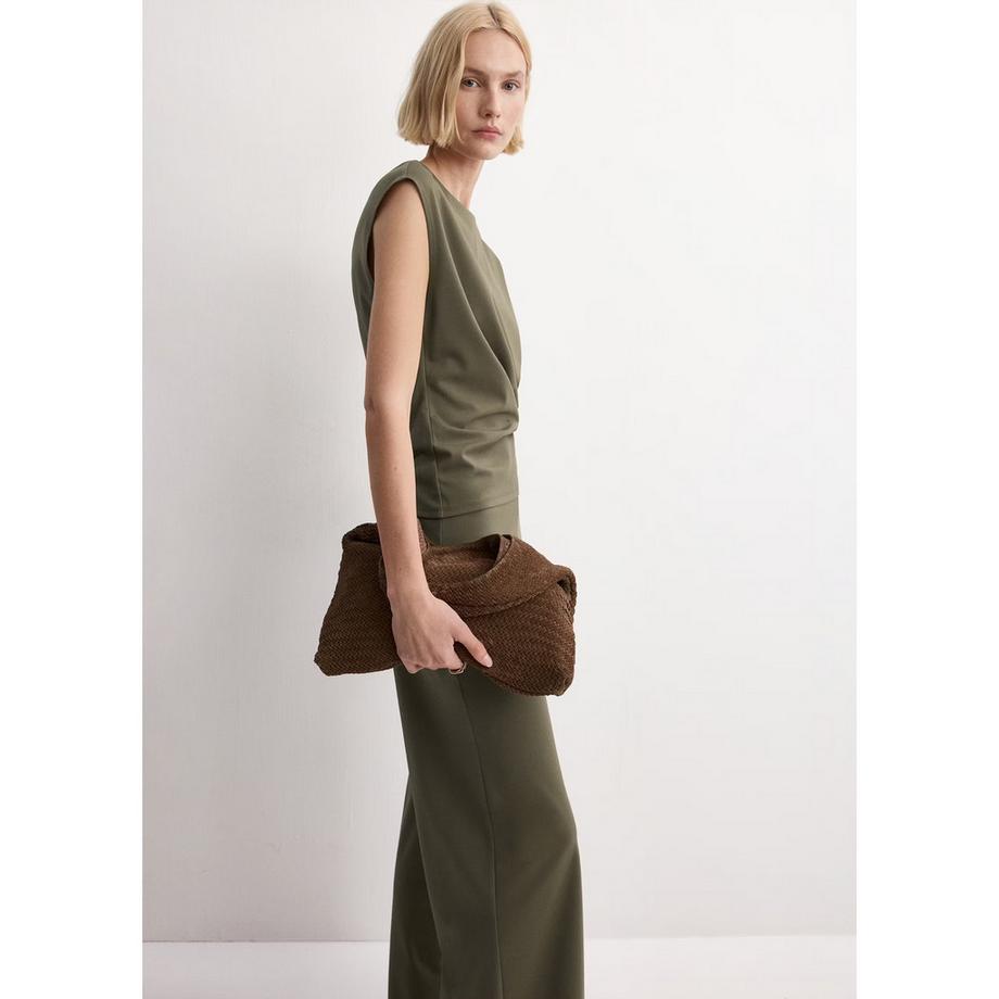 MANGO CANDELO Pantaloni a Gamba Larga  