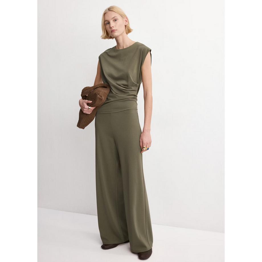 MANGO CANDELO Pantaloni a Gamba Larga  