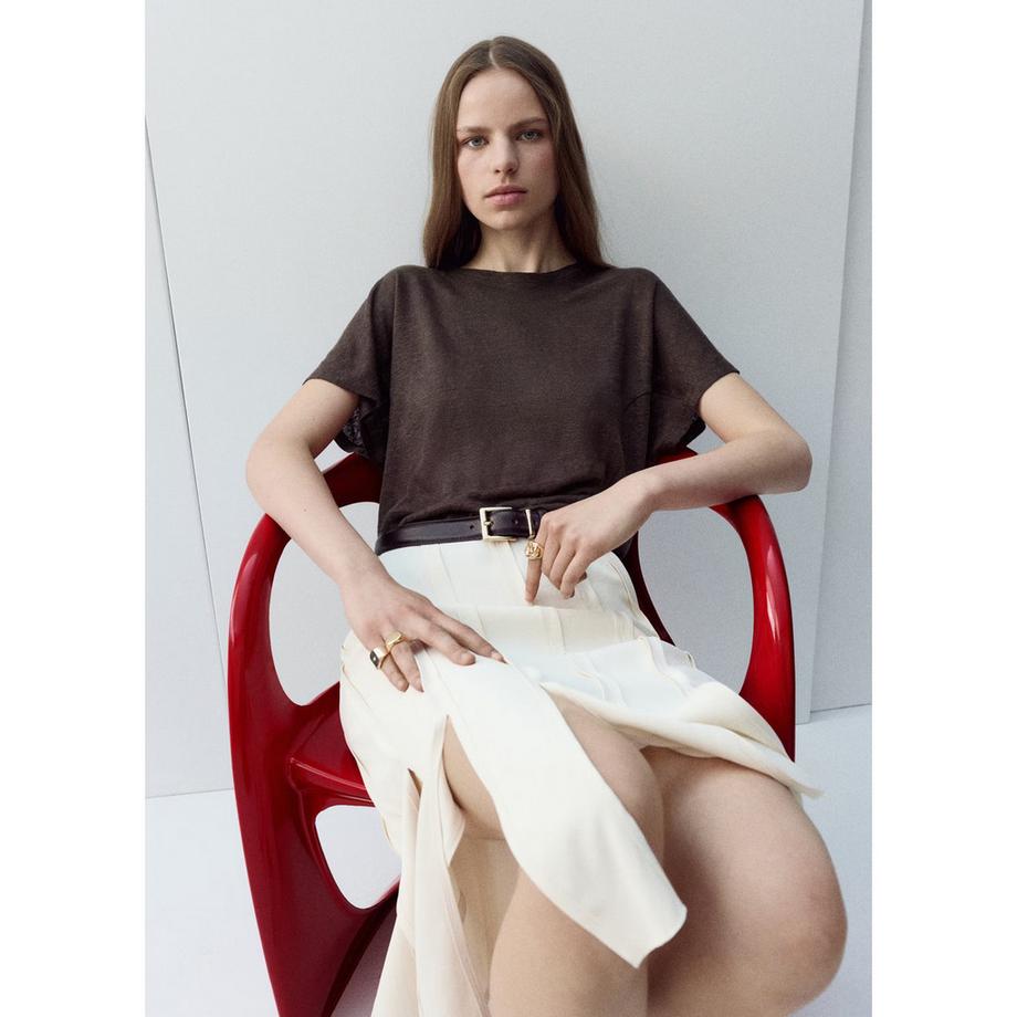 MANGO LINU T-shirt a maniche corte  