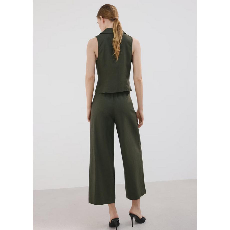 MANGO LINOVIS Pantalon Large Cropped  