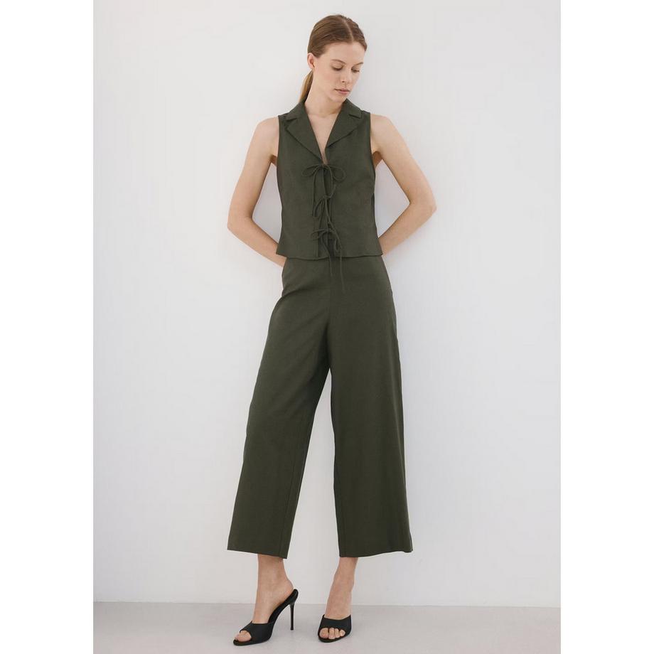 MANGO LINOVIS Pantalon Large Cropped  
