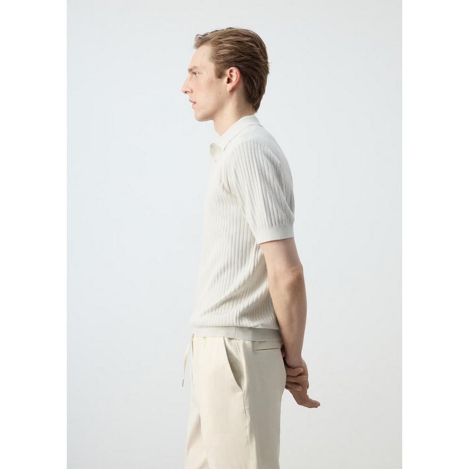 Mango Man PAULE Polo en maille côtelée  