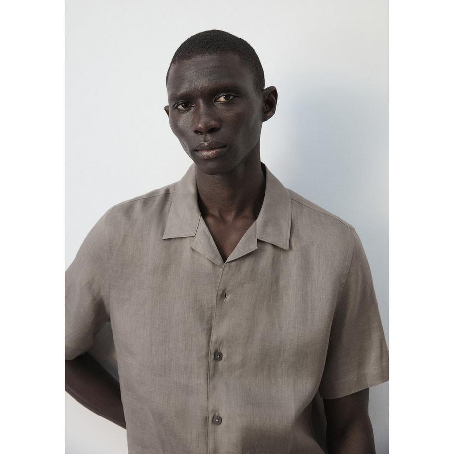 Mango Man ANTS Chemise en Lin  