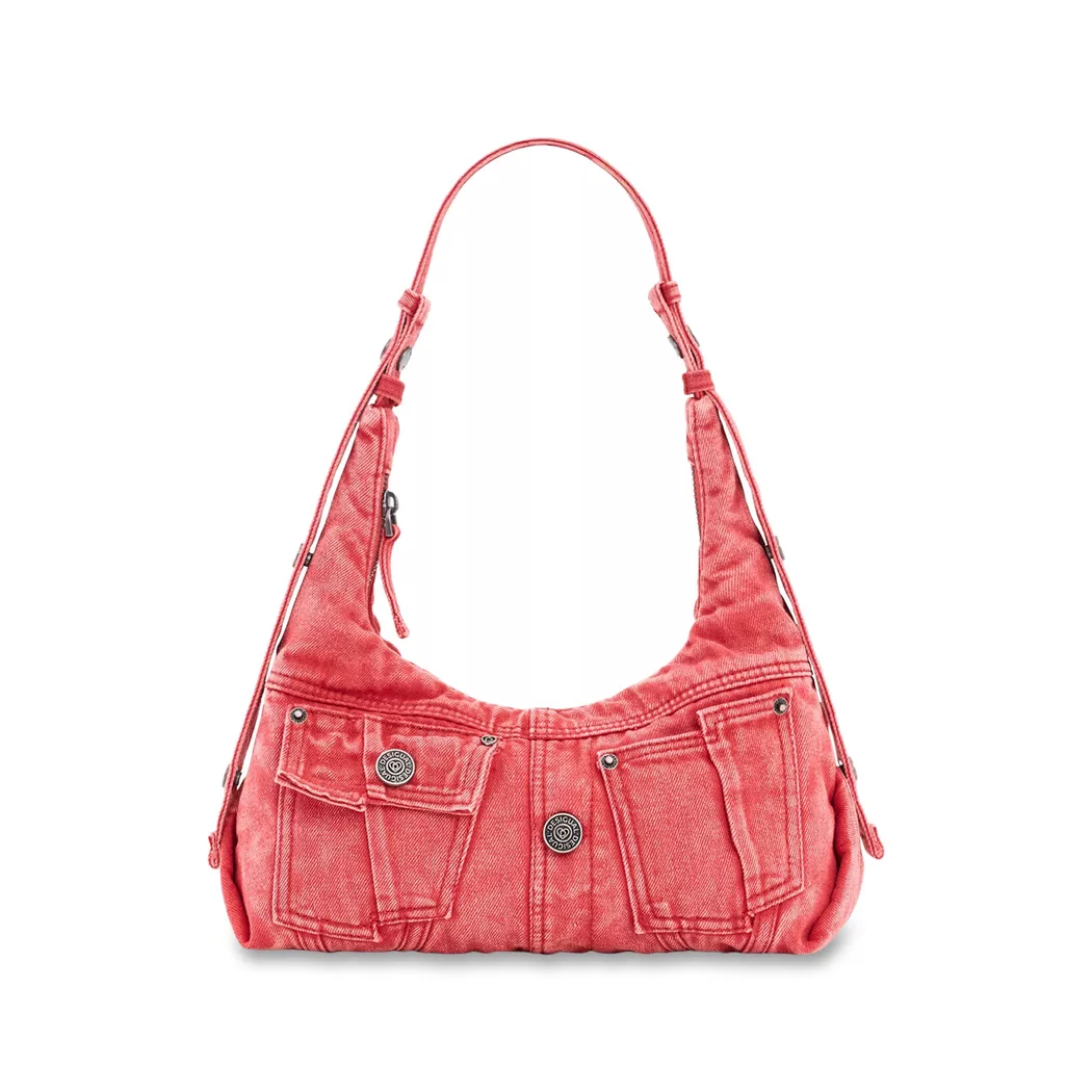 Desigual Sac à épaule en denim de taille moyenne RED U female