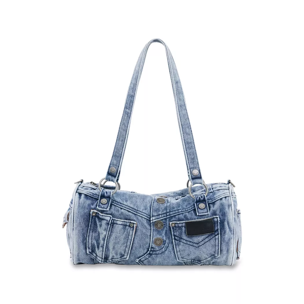 Desigual Petit sac en denim froncé BLUE U female 6