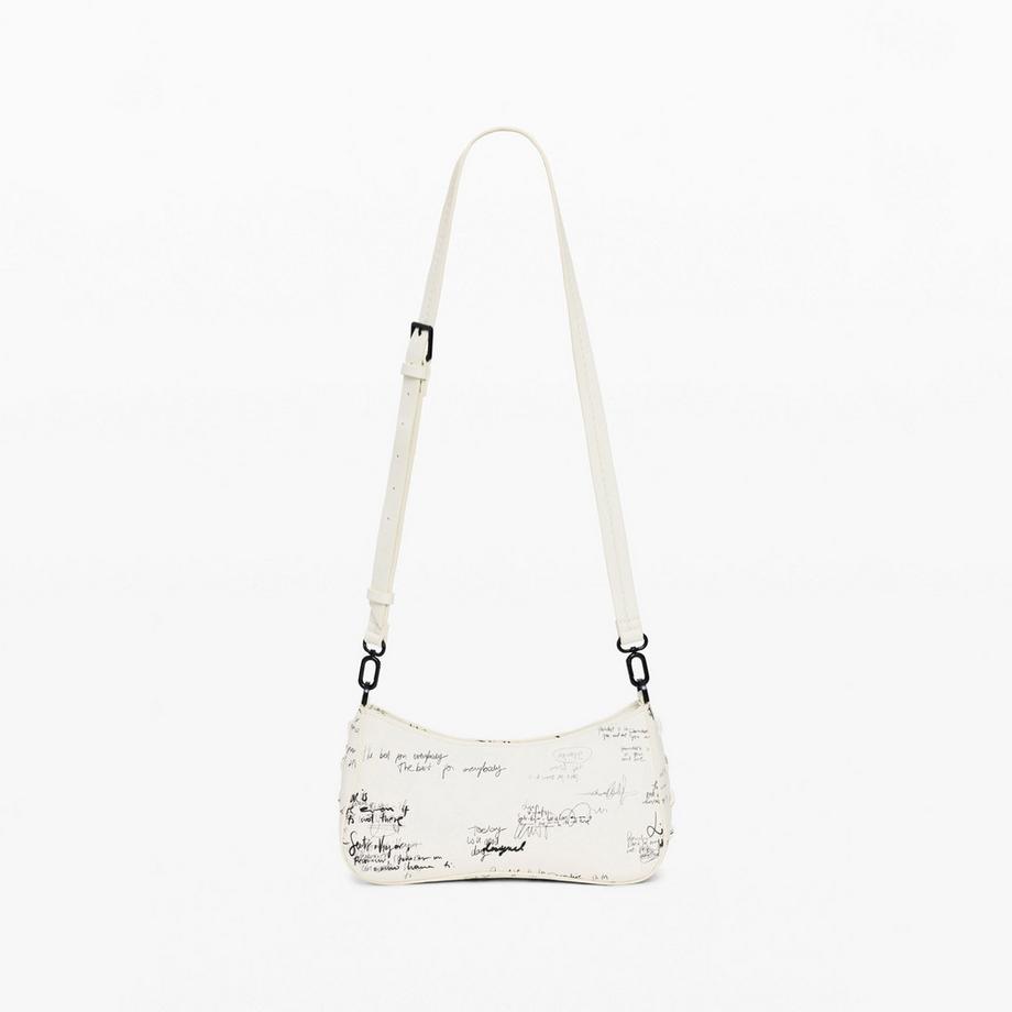 Desigual Sac à bandoulière tissé avec imprimé lettrage  
