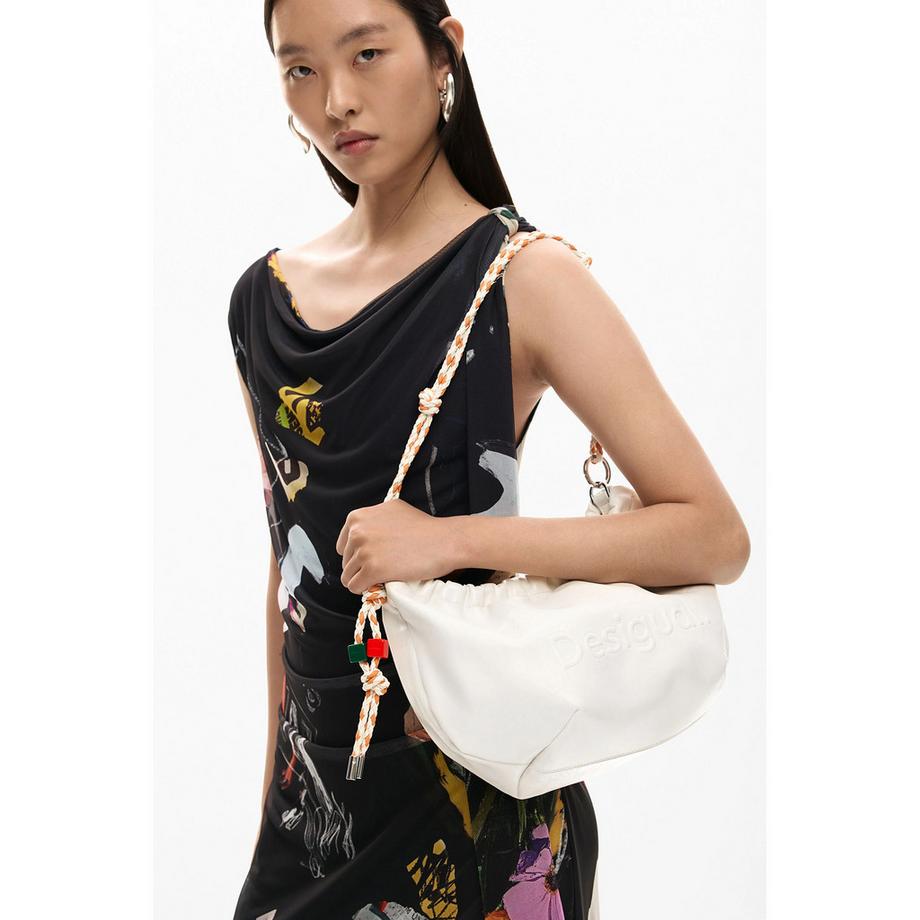 Desigual Sac à bandoulière avec fermeture à cordon  