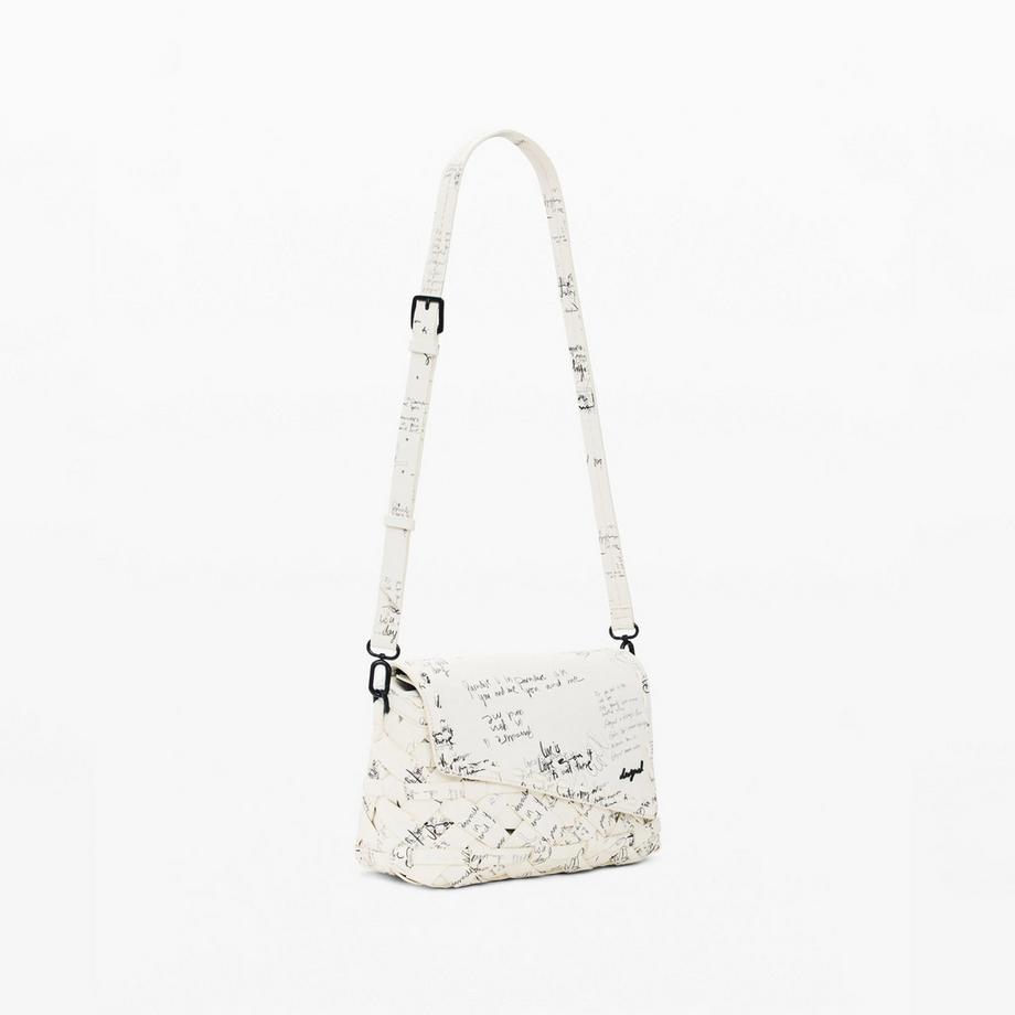 Desigual Sac à bandoulière avec détails tressés  