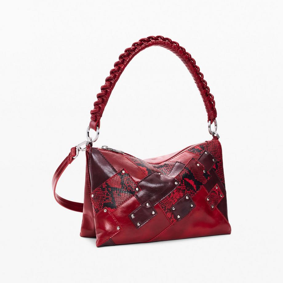 Desigual Sac à Bandoulière avec Détail Imprimé Serpent  