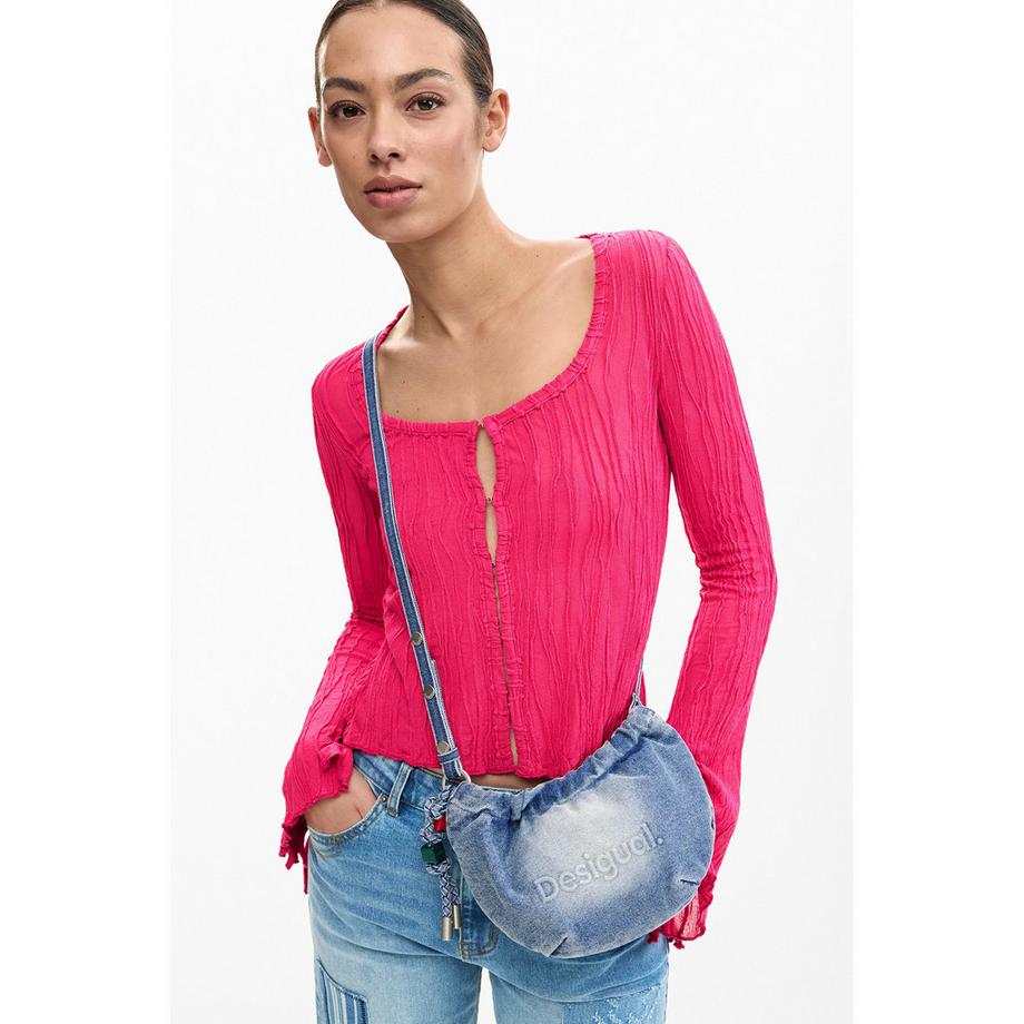 Desigual Sac bandoulière en denim  