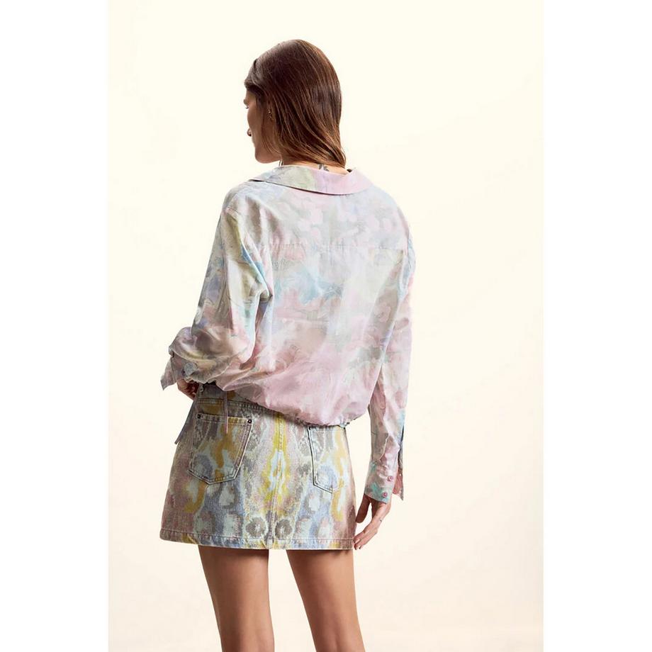 Desigual  CAM_FLOWERS_LACRO, FUXIA MAGIC 