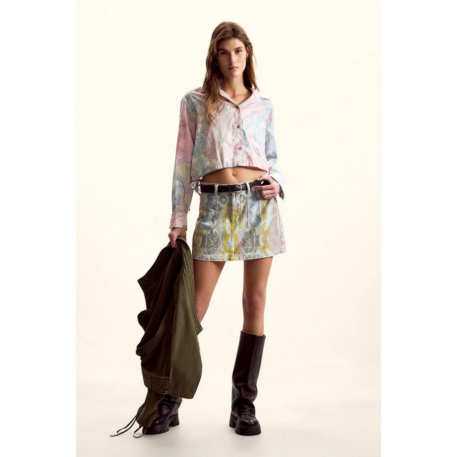 Desigual  CAM_FLOWERS_LACRO, FUXIA MAGIC 