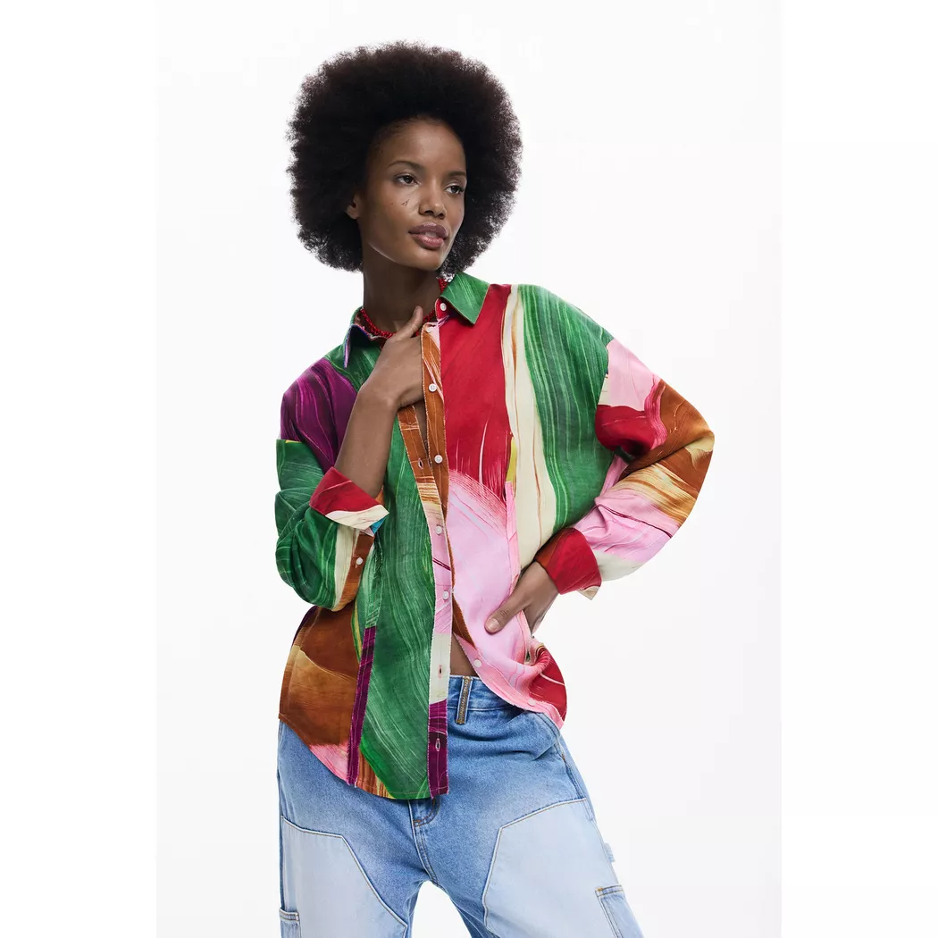 Desigual Chemise imprimée MATERIAL FINISHES L female
